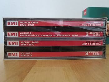 Michael Rabin ‎–1936 - 1972 EMI CLASSICS Michael Rabin – 1936 - 1972 – Box Set 6 x CD, [r14124806